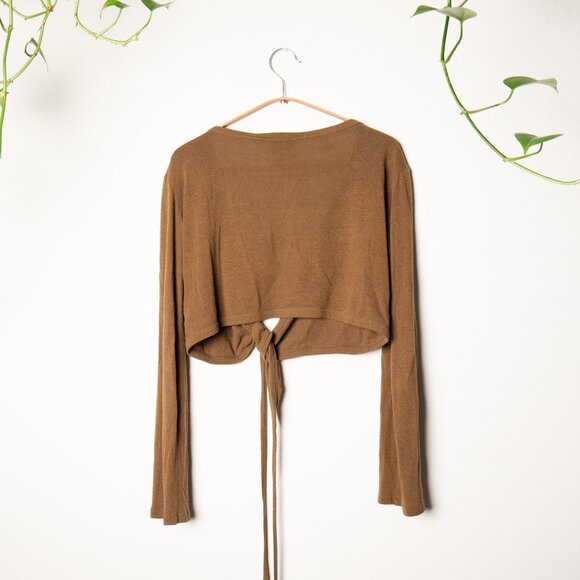 OZMA Dance Wrap Top, Regen Silk Noil Jersey - Picture 3 of 8